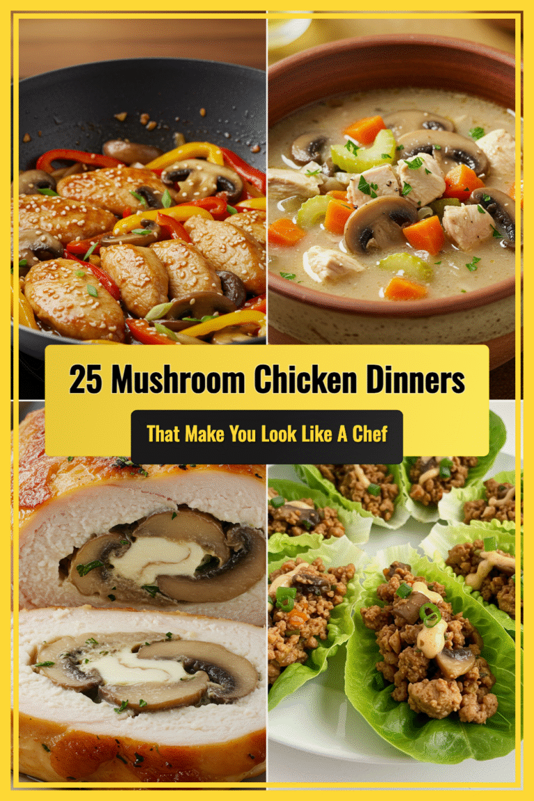 25 Mushroom Chicken Dinner Recipes That Make You Look Like a Chef