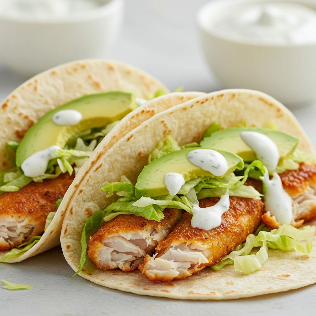 25. Gentle Fish Tacos with Soft Tortillas