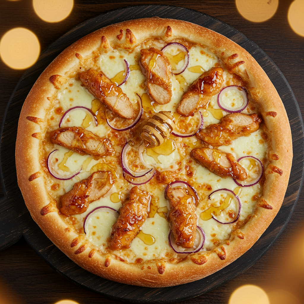25. Honey Chicken Pizza