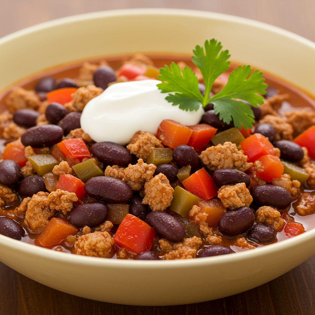 25. Turkey and Vegetable Chili