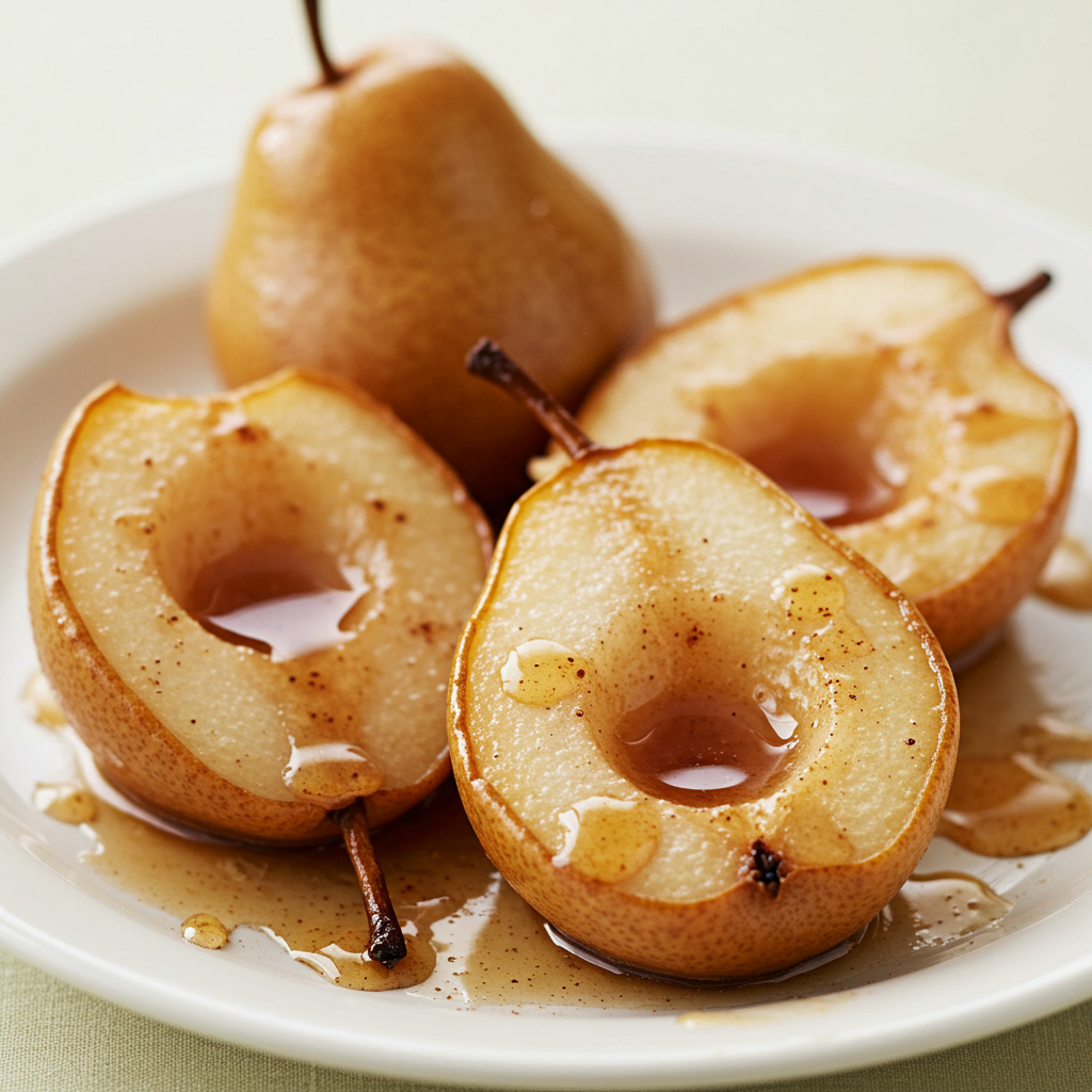 29. Baked Pears with Cinnamon and Honey