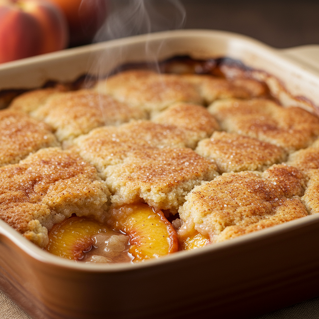 31. Easy Peach Cobbler