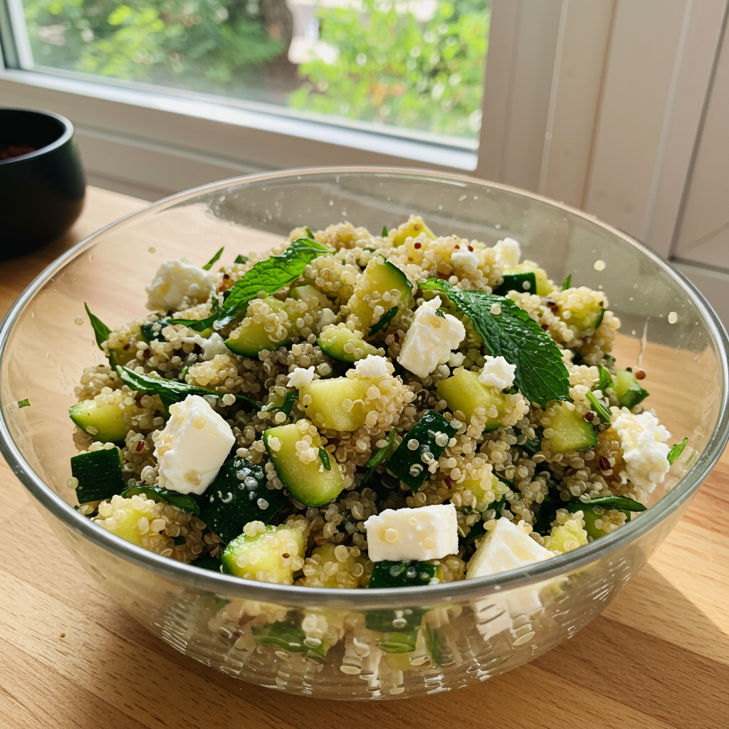 32. Zucchini and Quinoa Salad with Mint