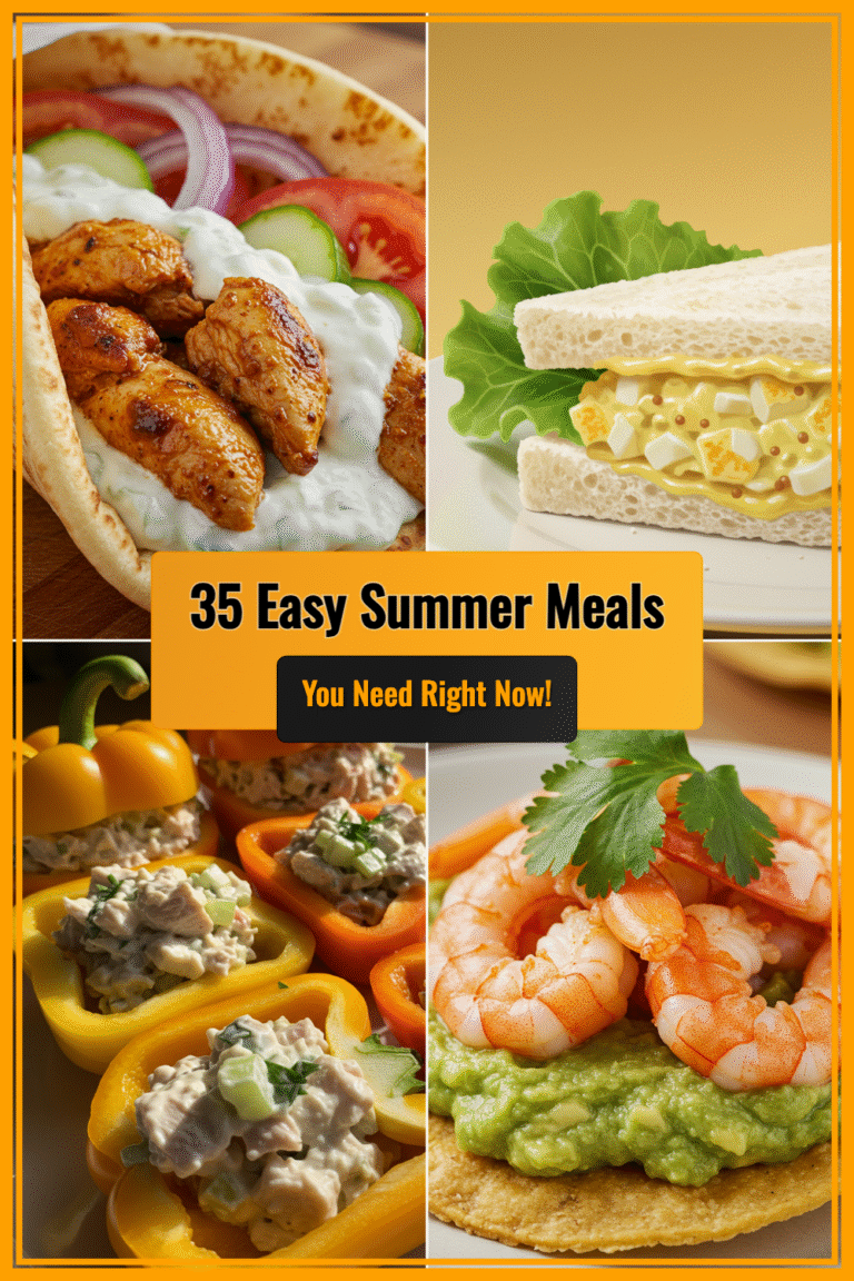 35 Easy Summer Meals You Need Right Now!