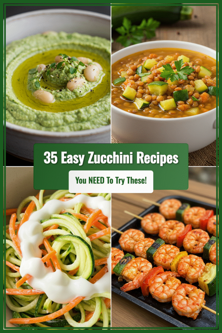 35 Easy Zucchini Recipes You NEED to Try!