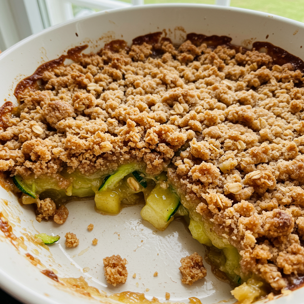35. Zucchini “Apple” Crisp